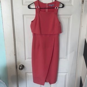 Antonio Melani Candy Pink Midi Dress